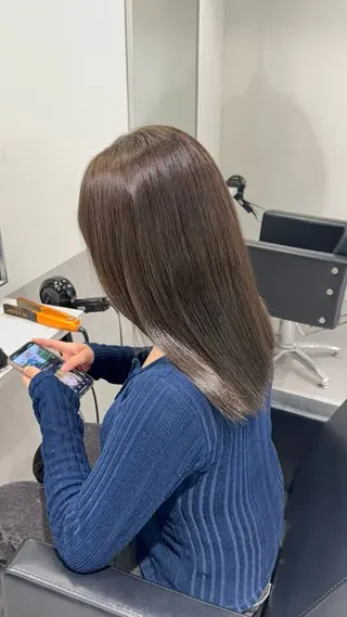カラー ciera. アオイ🪐✩.*˚のヘアスタイル