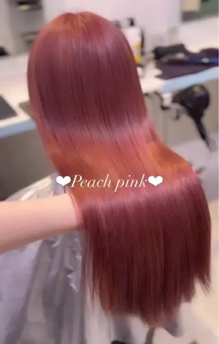 ロング カラー 🎀愛されピンク ラベンダー💜ゆいのヘアスタイル