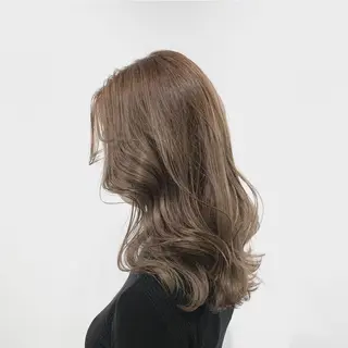 ロング カラー ヘアアレンジ キヨミ 韓国レイヤーカットのヘアスタイル