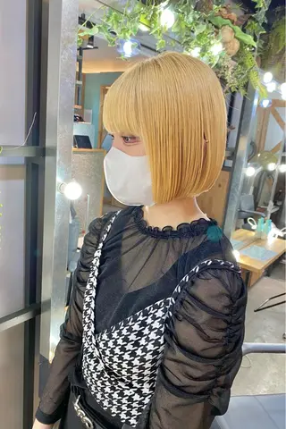 ミディアム 菊地 紗矢のヘアスタイル