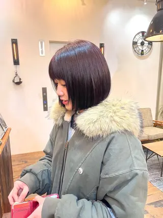 ショート Belle 並木通り店所属・rena/ パーマ/カラーのヘアスタイル