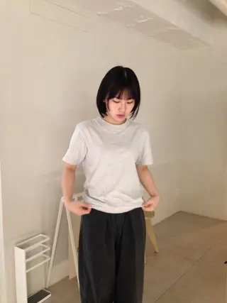 ミディアム カラー nanoha ‪ ꪔ̤のヘアスタイル