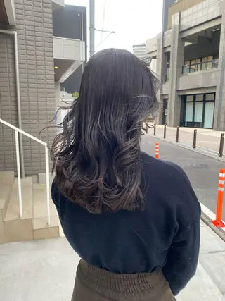 セミロング 髪質改善/艶カラー /梅田/菅野🌟のヘアスタイル
