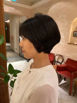 ショート 田内 満里奈のヘアスタイル
