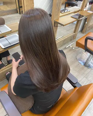 セミロング カラー 広島/ヘアセット /ベージュ/わかなのヘアスタイル