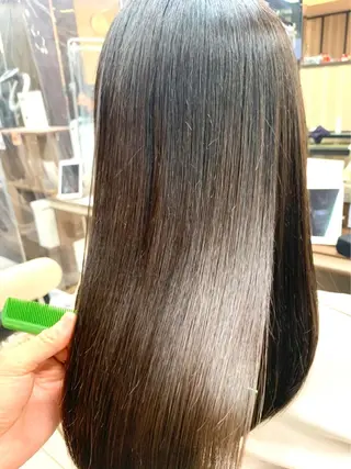 ロング 韓国風レイヤーカット ✨平野志織のヘアスタイル