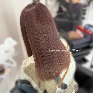 ロング カラー 透明感カラー🪼🩵 𝐑𝐢𝐧のヘアスタイル