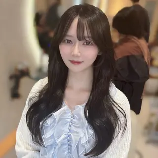 ロング カラー 韓国風×髪質改善 ゆりのヘアスタイル