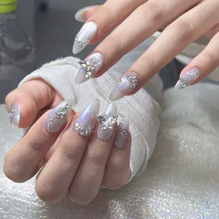 ネイル 長いだし/スカルプ/ パラシェルN.oneのネイルデザイン