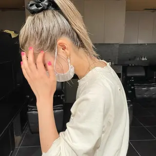 ロング カラー ヘアアレンジ ネイル マツエク・マツパ 【柔らか透明感✨/ 似合せ前髪】大石葉月のヘアスタイル