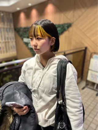 ミディアム カラー 🫧原宿艶ワンカラー /ダブルカラー🫧のヘアスタイル