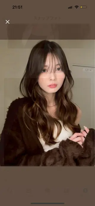 ロング 🎀 うる艶透明感 カラー / 錦糸町のヘアスタイル