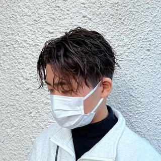 ショート メンズ 茅ヶ崎パーマ特化/ スパイラル/ハルキのヘアスタイル