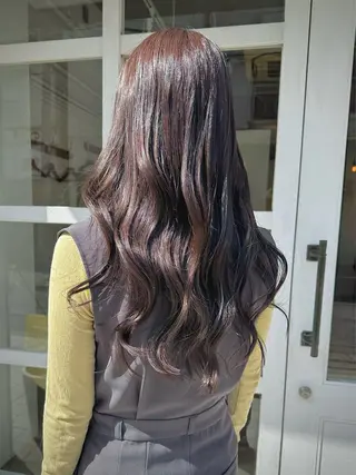 ロング カラー シカナイ アリサのヘアスタイル