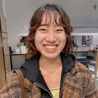 ミディアム パーマ Ayaka/パーマ /ショート/レイヤーのヘアスタイル