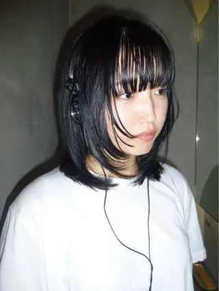 ミディアム カラー MISAKI🪐 💫のヘアスタイル