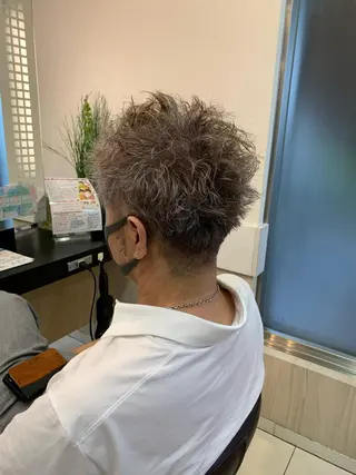 ショート パーマ メンズ トータルビューティー K:R鶴川のヘアスタイル