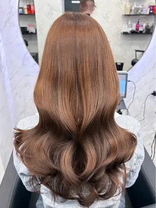 カラー hair salon dot.mooda所属・레온⋆✦ Leon 透明感✨️Colorのヘアスタイル