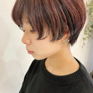 ショート カラー ヤマモト マイのヘアスタイル