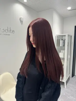 ロング 柔らかい透明感カラー 🎀maria🎀のヘアスタイル