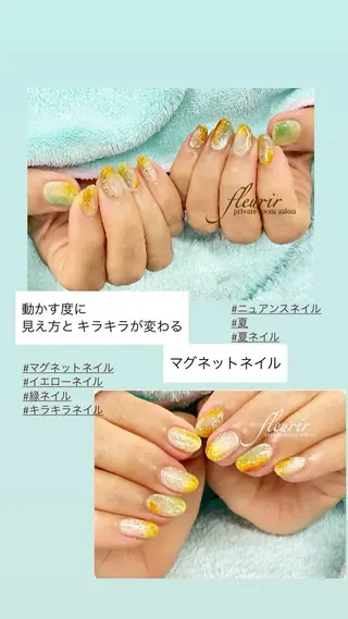 ネイル フルリール 【プライベートサロンのネイルデザイン