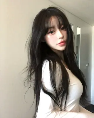 ロング カラー 莉乃/縮毛矯正/髪質 改善/艶カラーのヘアスタイル