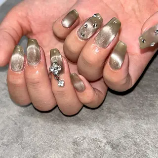 ネイル JERRIE 　 韓国ネイル/自爪育成所属・✴︎JERRIE✴︎ フィルイン対応店のネイルデザイン