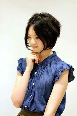 ミディアム カラー ヘアアレンジ CLEAR(クリア)所属・堂福 和也のヘアスタイル