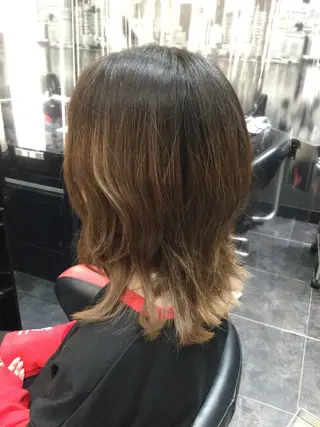 ミディアム Annon プライベートサロンのヘアスタイル