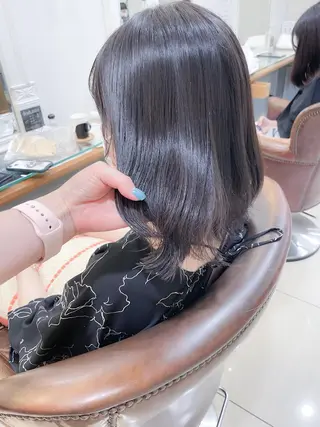ミディアム カラー ✨カラー支持No.1 🧸ワキ カナコ🧸のヘアスタイル