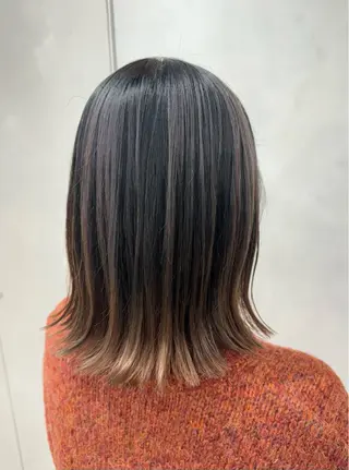 セミロング カラー 透明感カラー✨艶髪 制作🌱山根あゆみのヘアスタイル