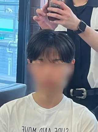 ショート パーマ メンズ 韓国風メンズ/毛流れ ヘアなら須田龍世のヘアスタイル