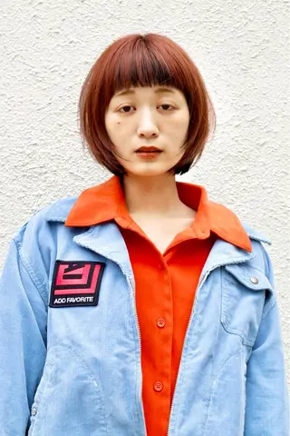 ショート カラー ボブ/髪質改善/ レイヤー/池澤慎人のヘアスタイル