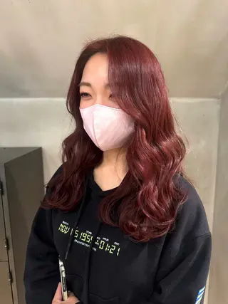 カラー Hina/ハイライト 、パーマモデル募集中のヘアスタイル