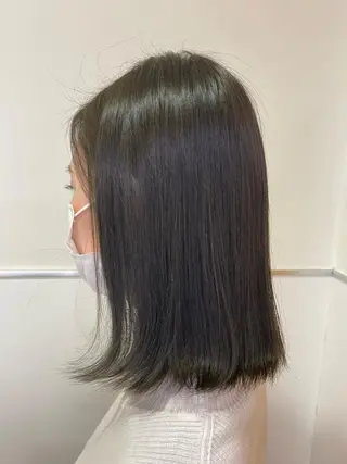 ミディアム カラー Yamamoto 半個室美容室zinaのヘアスタイル