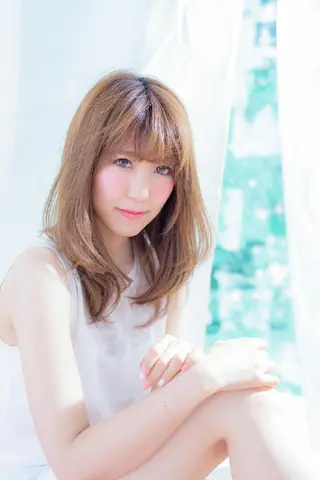 ミディアム セミロング カラー パーマ ショート ロング Memoriese 表参道のヘアスタイル