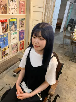 ロング カラー ヘアアレンジ メンズ キッズ ravens代表 🍀【ヒロム】🍀のヘアスタイル