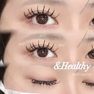 マツエク・マツパ Minami .のマツエク・マツパデザイン