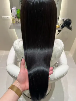 ロング カラー SALOWIN京都河原町suite店所属・うる艶カラー／ 髪質改善／arisaのヘアスタイル