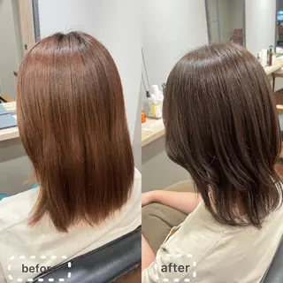 セミロング 筒井 璃音のヘアスタイル