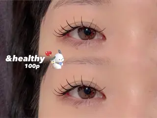 マツエク・マツパ saya/メンズ眉毛 /アンドヘルシーのマツエク・マツパデザイン