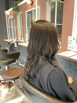 セミロング カラー TELAHAIR 副代表　菊池謙のヘアスタイル