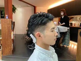 パーマ メンズ ニュアンスパーマ/ メンズカット田島勇樹のヘアスタイル