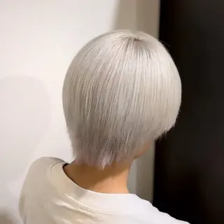 カラー メンズ ハイトーン/デザイン カラー／悠斗のヘアスタイル