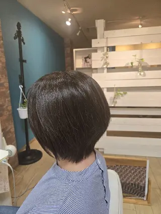ショート 田中 牧子のヘアスタイル