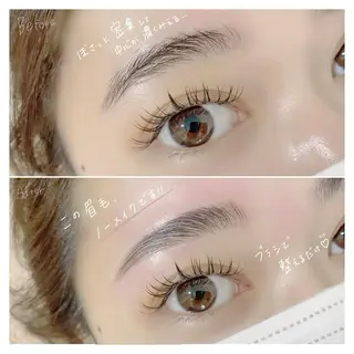 アイブロウ 眉毛×まつげパーマ prima　池袋店所属・prima池袋 眉毛×まつ毛パーマのマツエク・マツパデザイン