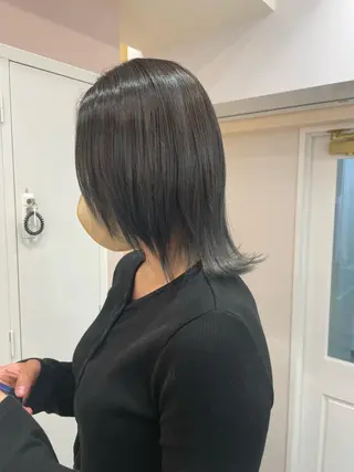 ミディアム マホ/日吉/髪質改善 /レイヤー/ガーリーのヘアスタイル