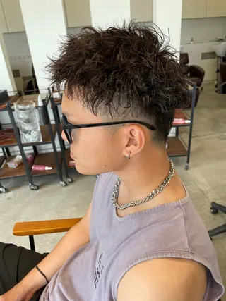 パーマ メンズ HAIR MAKE addict所属・岡崎 優月のヘアスタイル