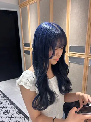 カラー miko🪽地毛風/ ハイトーン/レイヤーのヘアスタイル