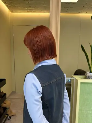 ショート 🐝 朝ラク・扱いや すいボブ／専門🐝のヘアスタイル